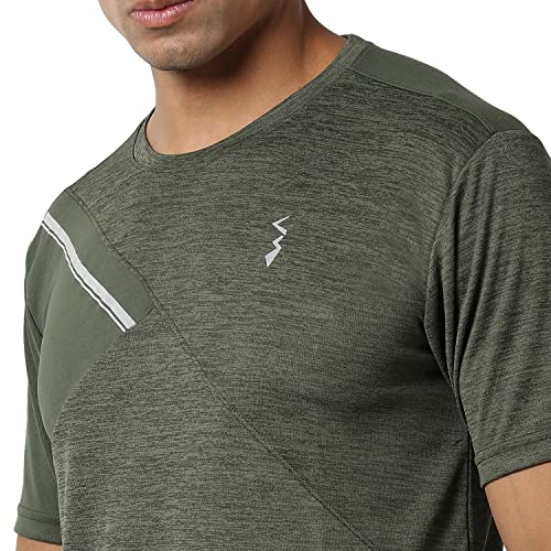 Image of Campus Sutra Men Polyester Regular Fit T-Shirt