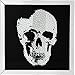 Produktbild Kare Design Bild Frame Mirror Skull, 100x100cm, Glas, Schwarz, Dekobild, Totenkopfbild, (H/B/T) 4,5x100x100cm