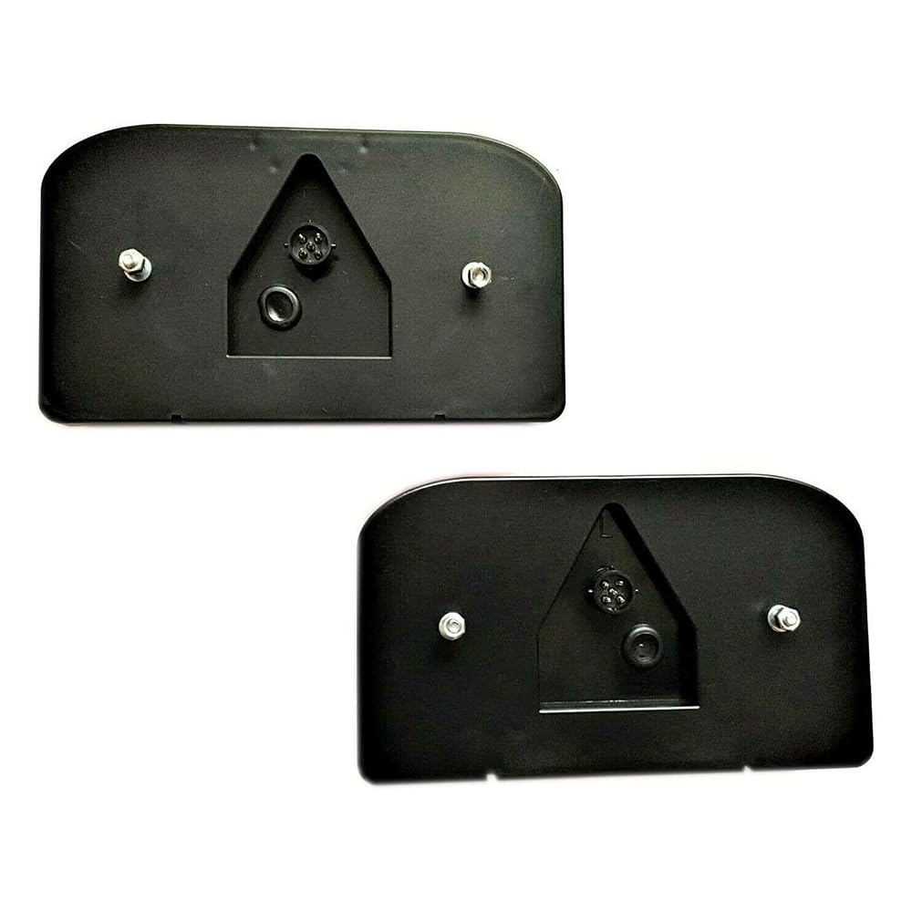 NEWFUN 2PCS Fanali Posteriori Rimorchio，12V，Destra + Sinistra, Impermeabile Universale, Compatibile Con Un Gran Numero di Modelli e Rimorchi