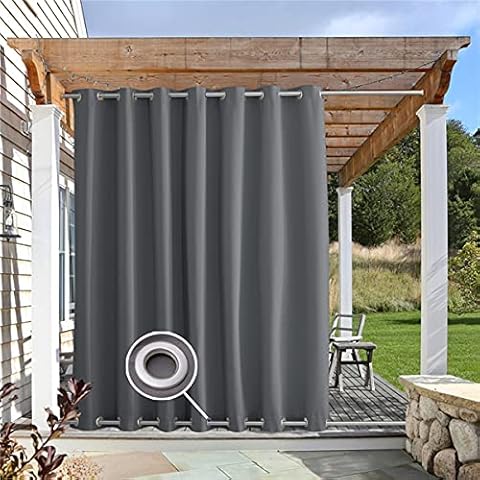 PPGE Home Waterproof Outdoor Blackout Curtains Cover