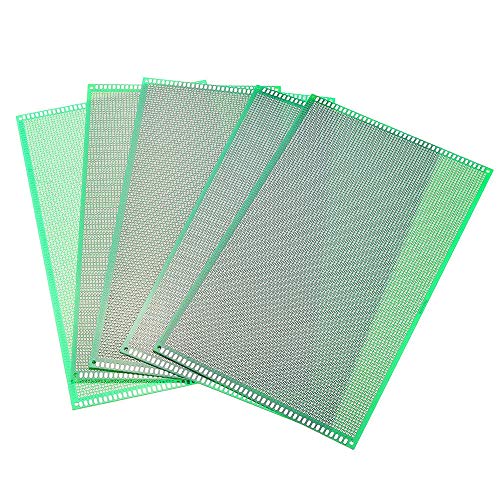 PCB Prototype FR-4 2.54mm - Kit 3 Plaques Circuit Imprimé Epoxy 18x30cm DIY