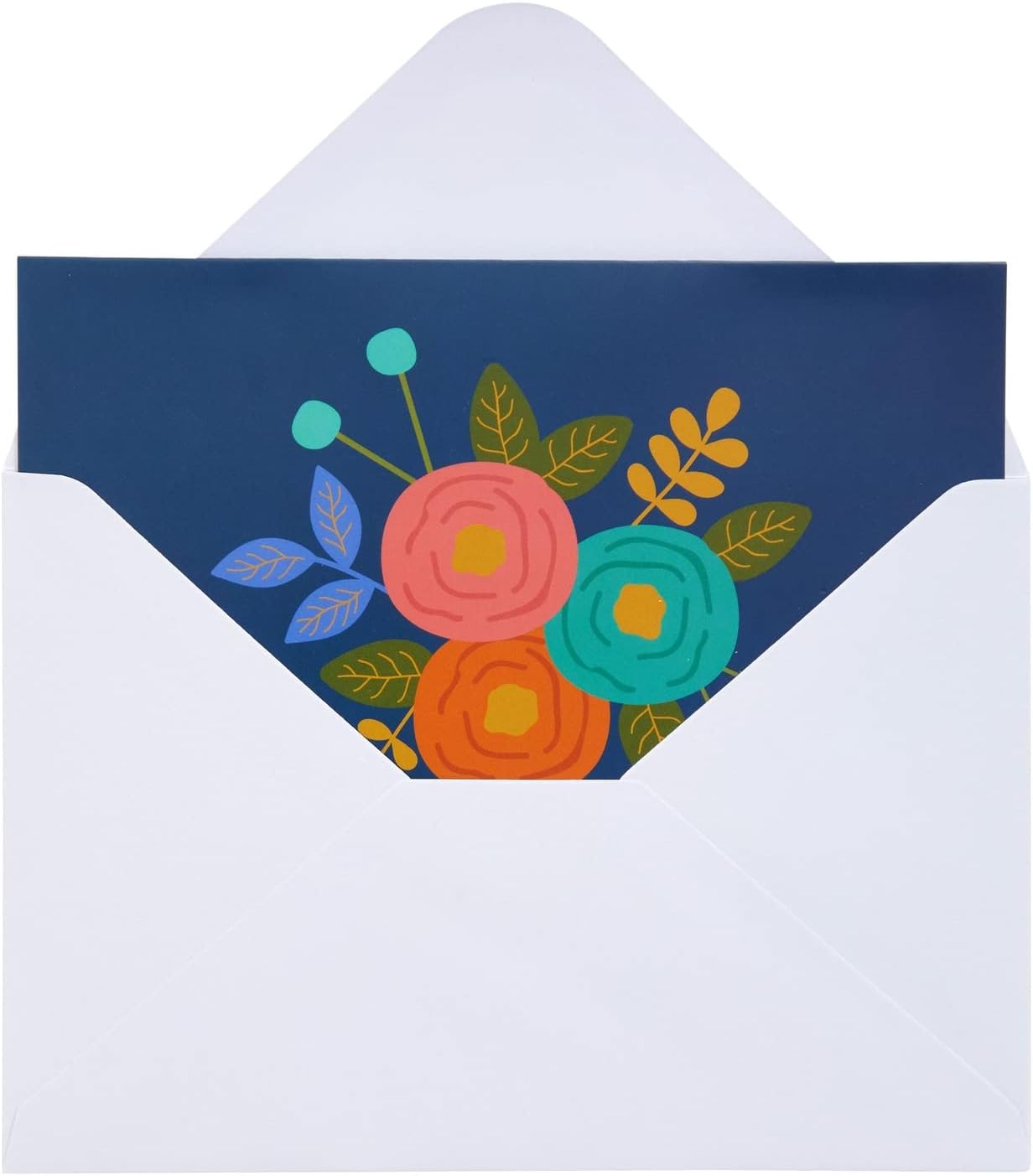 48 Pack Blank Cards and Envelopes Stationary Set - Ideal for Everyday Greeting and Thinking of You Cards - 4 Blank Design w/Two Hello (4x6 Inches)
