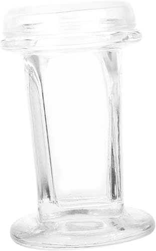 Tarro de diapositiva del microscopio Tapa redonda Tinción de la tinción de 5 diapositivas Tarro de tinción