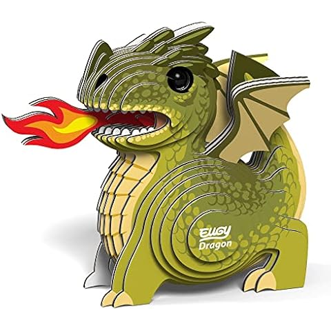 EUGY Eco-Friendly 3D Dragon Puzzle Cover