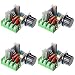Produktbild AOICRIE 2000W AC Motor Drehzahlregler 50-220V 25A Einstellbarer Spannungsregler Elektronischer Dimmer-Thermostat (4PCS)