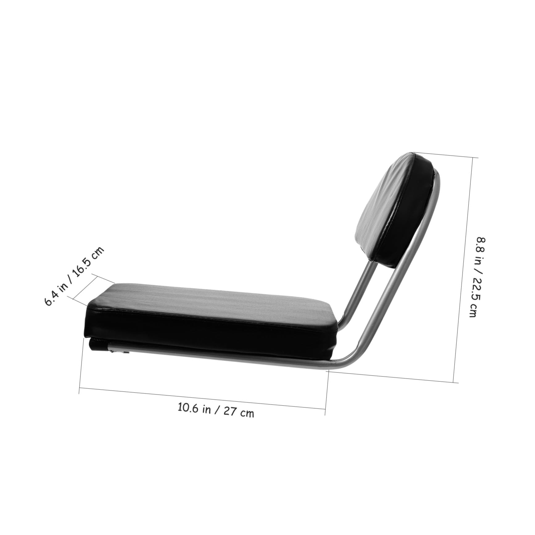 Siège Arrière De Vélo Dossier Souple en Mousse Et Acier Épaissi, Coussin Confortable pour Siège Stable, Adapté Vélo Électrique Et Usage Citadin, Accessoire Robuste
