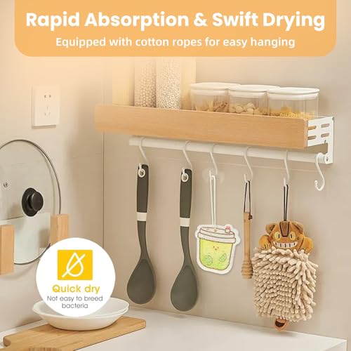 Image of Wood Pulp Compression Cotton Lemontea Drinks Shaped Kitchen Sponges