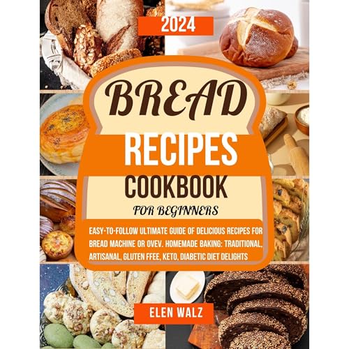 Bread Recipes Cookbook for Beginners Audiolibro Por Elen Walz arte de portada