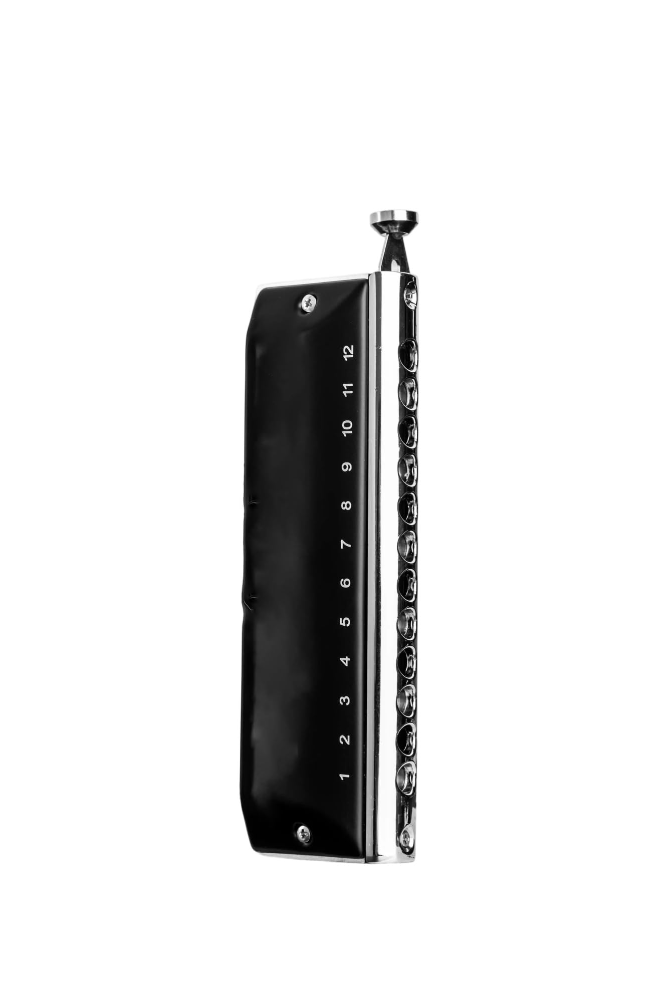 Harmonica Y1248 12 Trous 48 Tons Chromatique Noir Harmonica Clé De C