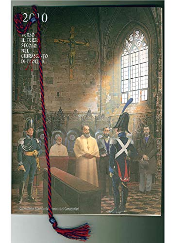 CALENDARIO STORICO DA COLLEZIONE DELL'ARMA DEI CARABINIERI ANNO 2010 CON CORDONCINO ORIGINALE