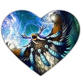 Rompecabezas 520 Piezas Transmog Sets en Wow Druide Rompecabezas en Forma de corazón Adultos niños Rompecabezas Juego de rol Rompecabezas Juegos educativos Juguete decoración Familiar 50x60cm
