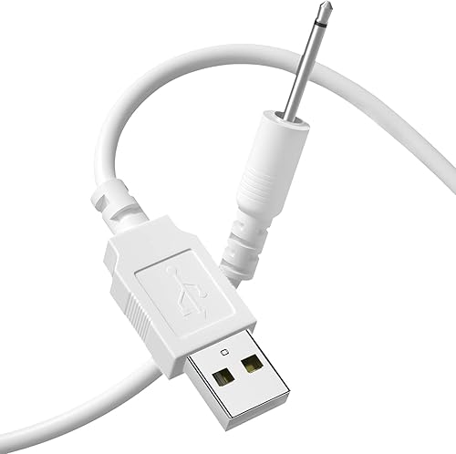 Miniatura 1 de SCOVEE Cable de carga CC de repuesto de 3 pies,Cable de cargador de 0.098 in,Cargador USB DC,Adaptador de cable de cargador rápido USB a CC de 0.098