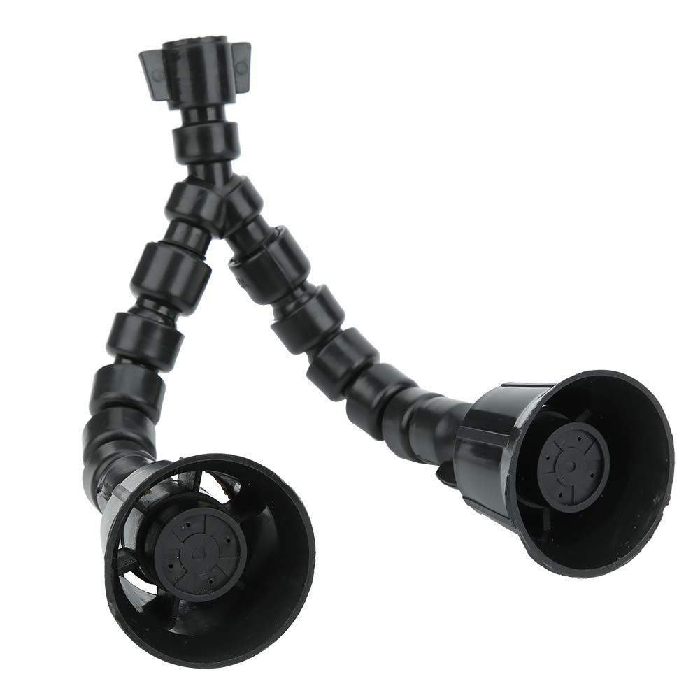 G3/8 DN10 Ible 360 Degrees Misting Double Heads Nozzle for Electric Sprayer - for Garden and Lawn Care