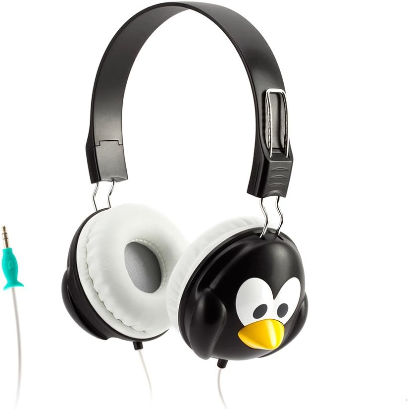 Griffin KaZoo MyPhones Penguin Over Ear Headphones - Black/White