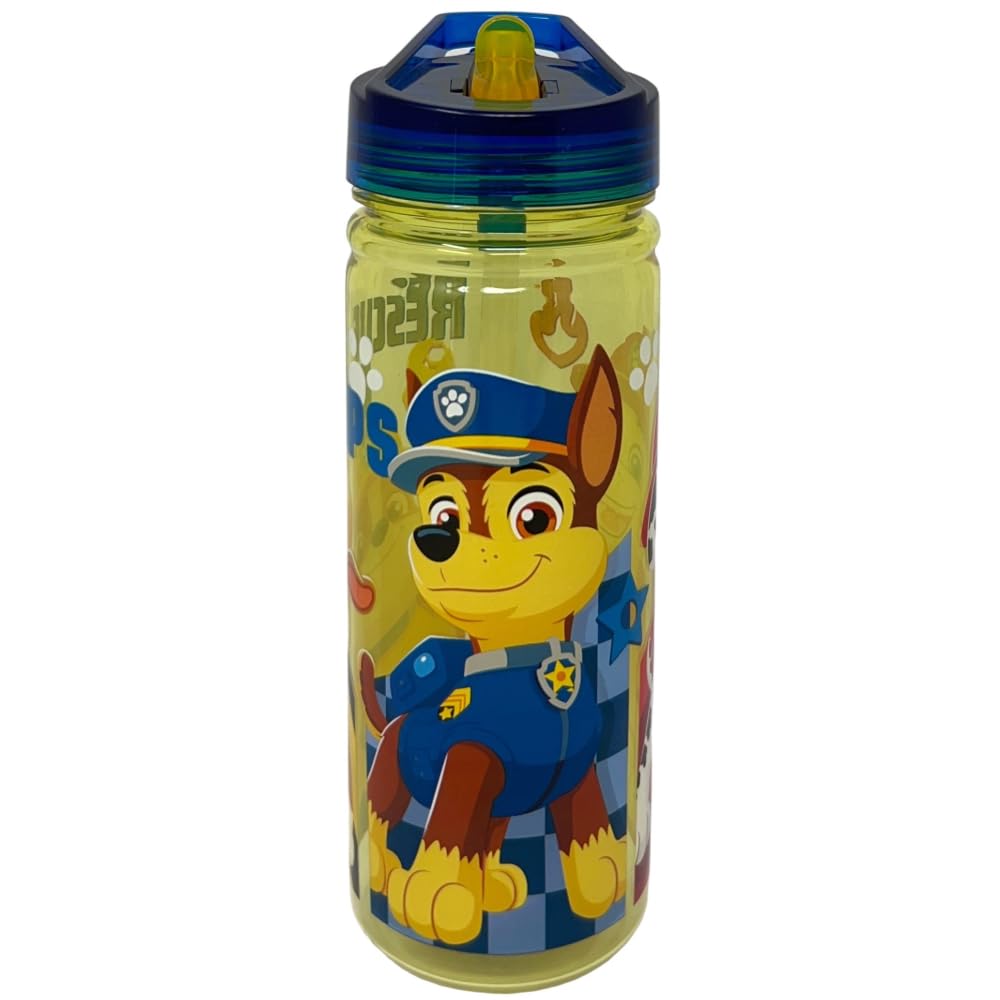Cartoon Paw Patrol Ecozen Tritan Water Bottle With Foldable Spout Kids Bottle 580Ml Bpa Free
