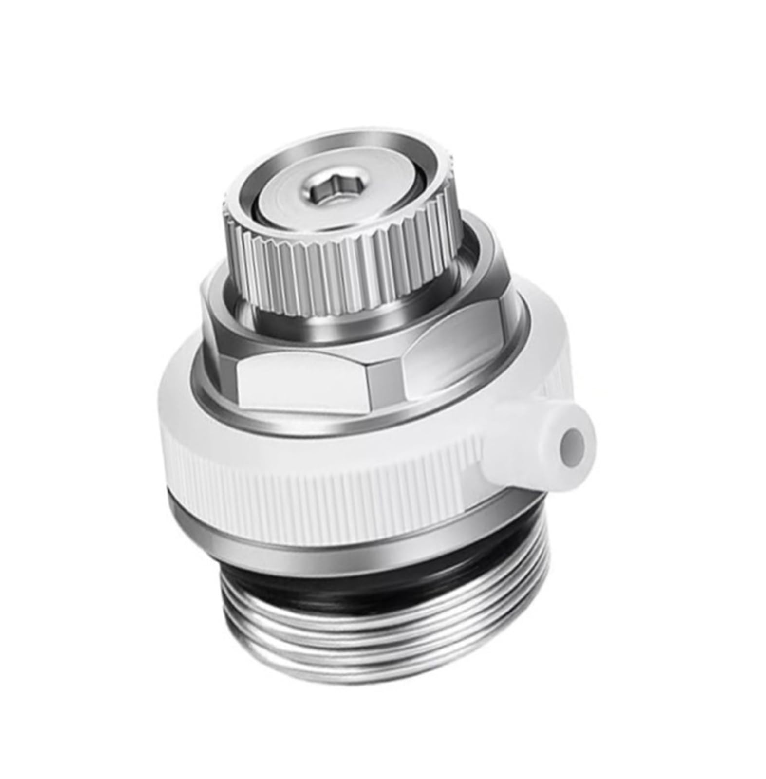 Automatisches Heizkörper-Entlüftungsventil, 1/2 Zoll, Messing-Entlüftung for Zentralheizungssysteme, Heizkessel, Heizkörper, 5 Stück, Silber