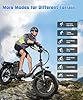 Wildeway 2000W Dual Motor Electric Bike SummitX 60Ah Battery E-Bike 160+ Miles Long Range 28MPH Foldable 20x4.0 Fat Tire Ebike for Adult Hydraulic Brake Delivery Commuting City Bicycle UL 2849 #4