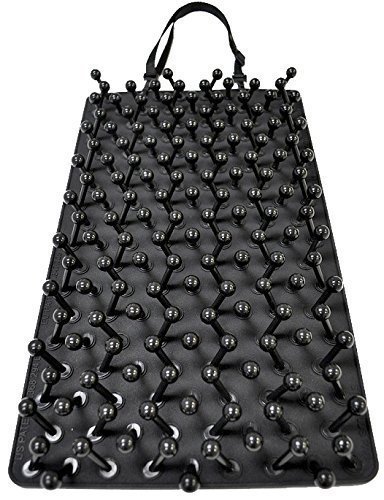 Back Support and Lumbar Manual Back Massager - 151 Massaging Fingers, Universal fit for Cars, Trucks, Most Chair Seats, Home Office Chair, Game Chair, Plane - US Patented Stimulus Pad