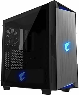 Gigabyte AORUS C300 Glass Case Glass/Plastic Black