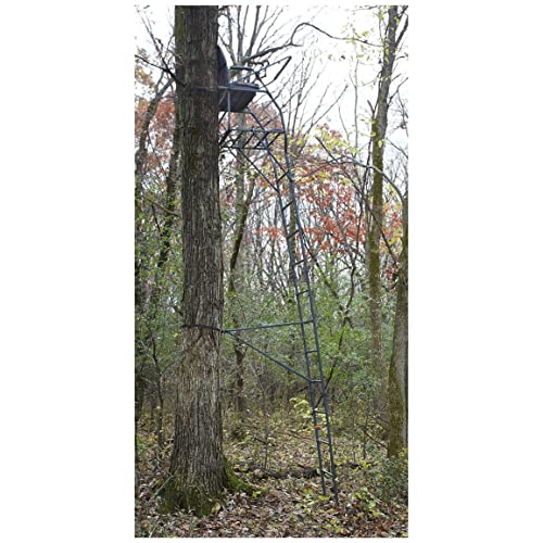 Guide Gear 18’ Jumbo Ladder Tree Stand For Hunting With Seat And Shooting Rest, Deer Hunting Accessories #TOP1