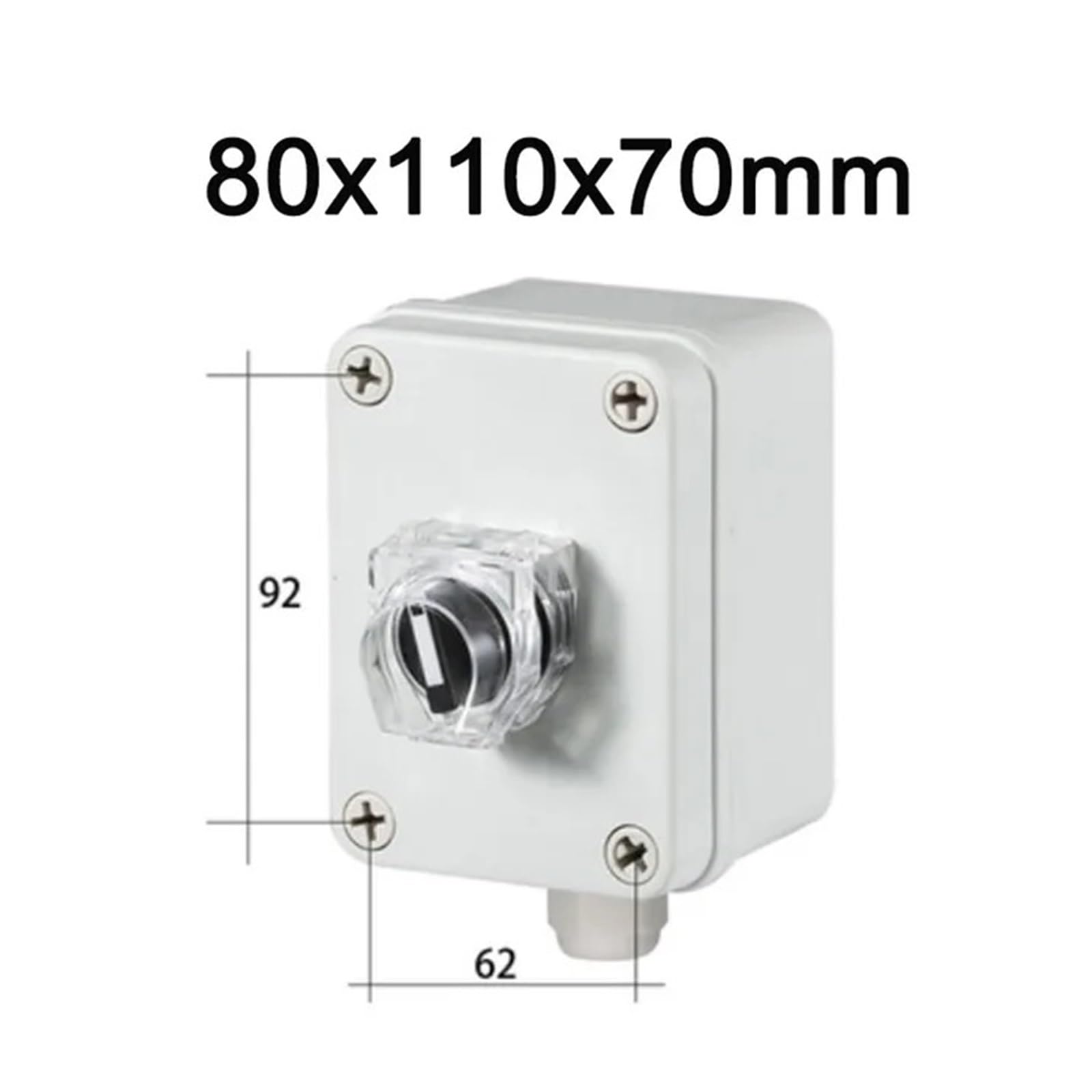 Caja de botones for interior y exterior, interruptor de arranque y parada de emergencia, alarma de reinicio de energía, motor de ascensor de puerta de hierro, caja de control eléctrico(Lavender)