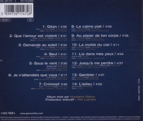 Image secondaire de CD Garou - Seul : Album Émotionnel en Multicolore