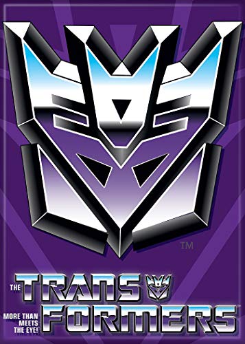 Imán Ata-Boy Transformers Escudo Decepticon Rectangular miniatura 1