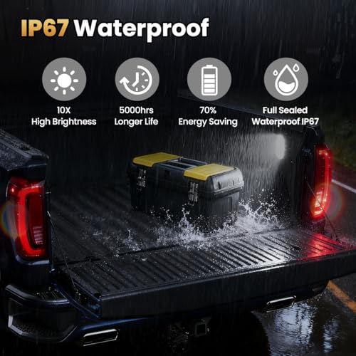 Lámpara LED para caja de camioneta D-Lumina, compatible con Ford F150 2015-2025 miniatura 5