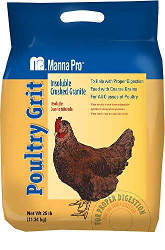 Manna Pro Poultry Grit|Insoluble Crushed Granite|25 Pounds