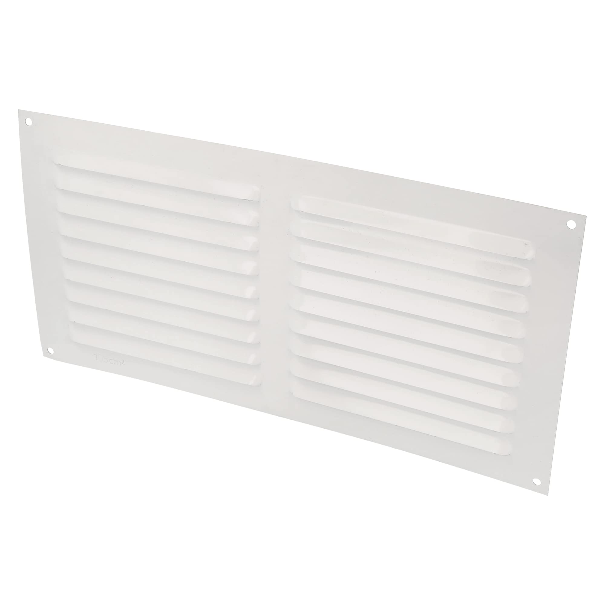 Amig - Rectangular Aluminium Ventilation Grille, White, 150 x 300 mm - Image 3