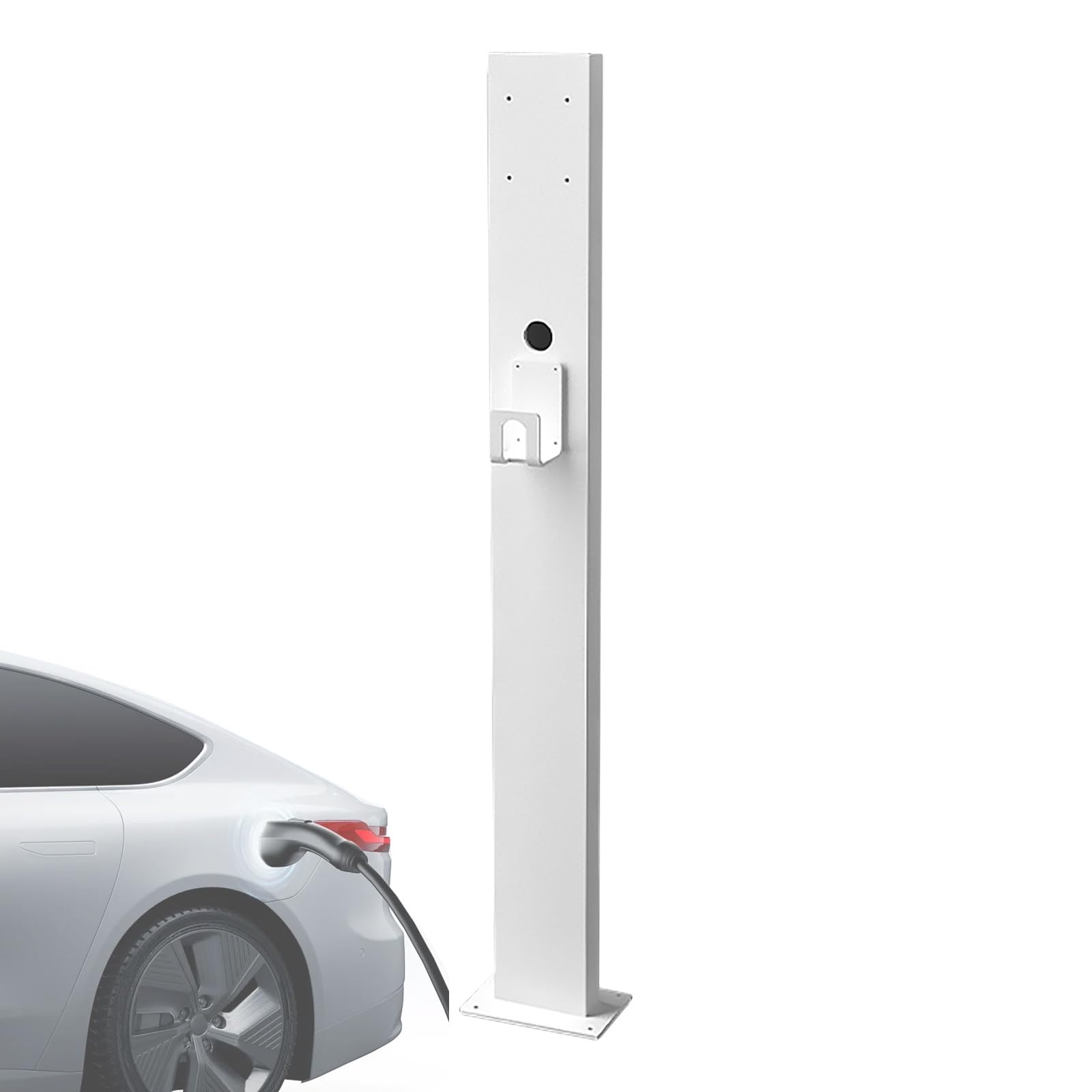 Support station charge EV universel étanche pour borne extérieure