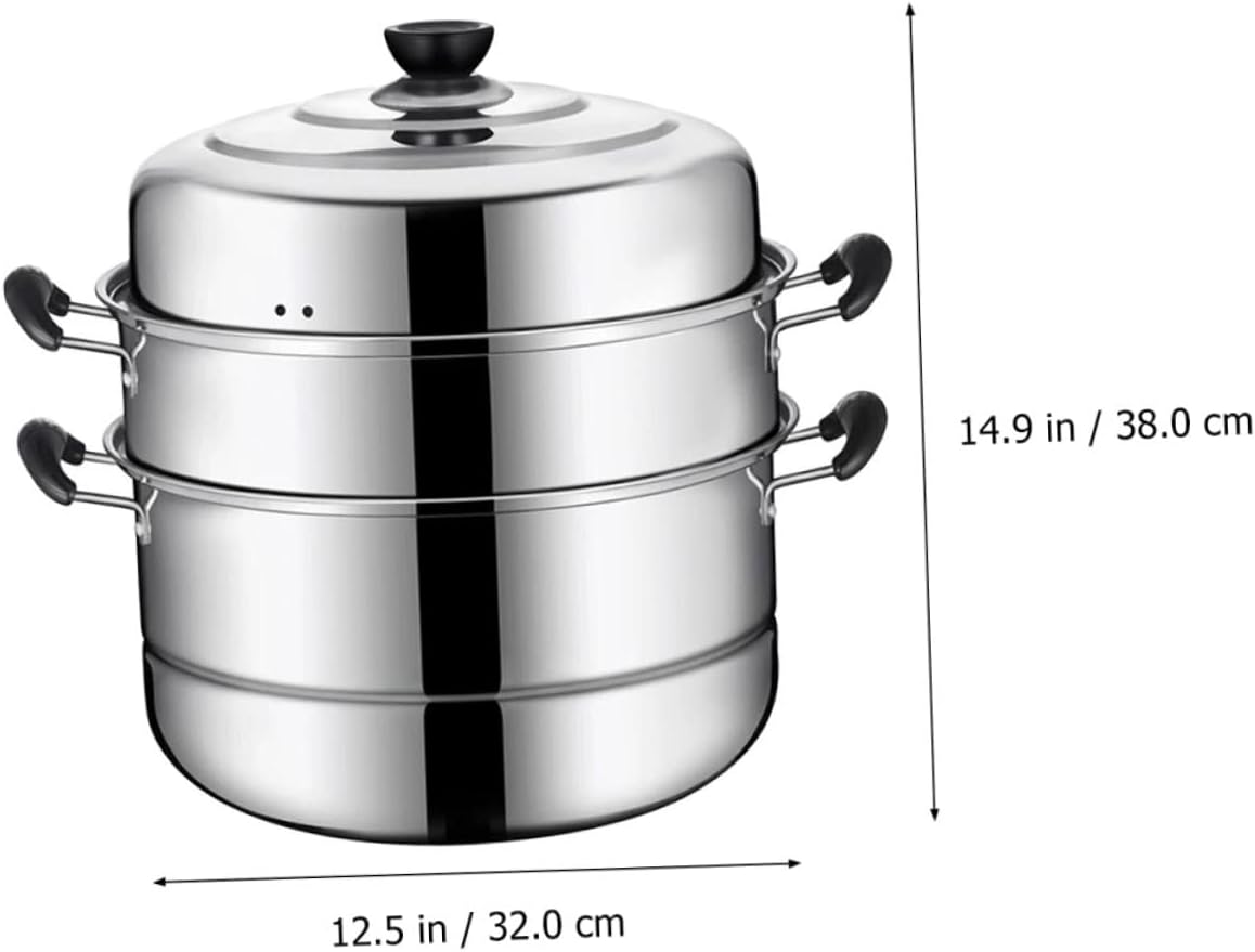 蒸し器 1pc カラー蒸しパン ポット ソース 盛り合わせ ステンレス クリエイティブ Cm 段蒸し器蓋付き 多機能スチール 食品ス