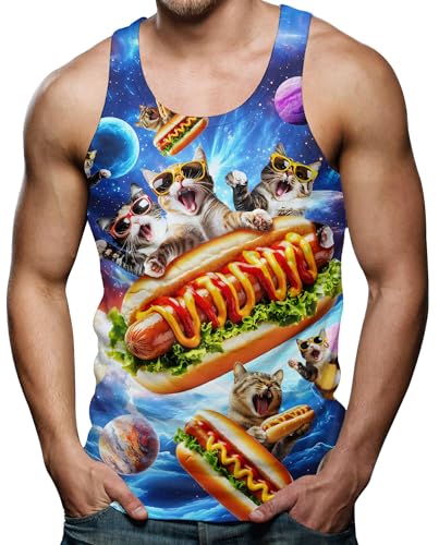 Camisetas de entrenamiento divertidas para hombre con estampados originales
