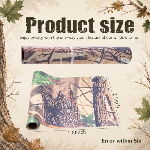 Image of RoundFunny Hunting Blind Window Camo Film Cover
