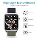 LK 6 Pack Screen Protector Compatible with Apple Watch Series 7 45MM Series 6 Series 5 Series 4 44mm, Max Coverage, Compatible with iWatch 44mm, Ultra-Thin TPU Film, Case Friendly，apj02