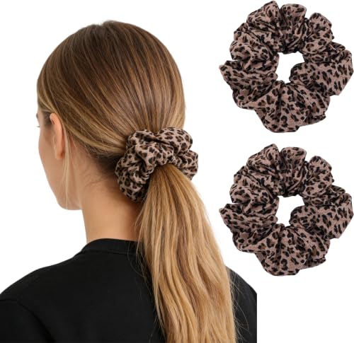 Leopard Print Scrunchie