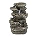 Staggered Rock Cascading Fountain 11