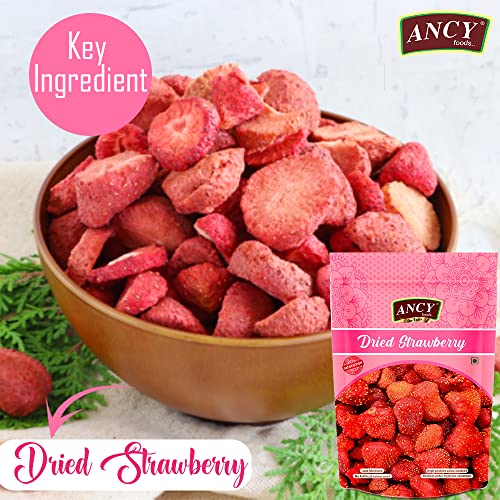 Image of Ancy Foods Premium Dry Fruits (Dried Strawberry), 250 g (Pack of 2)