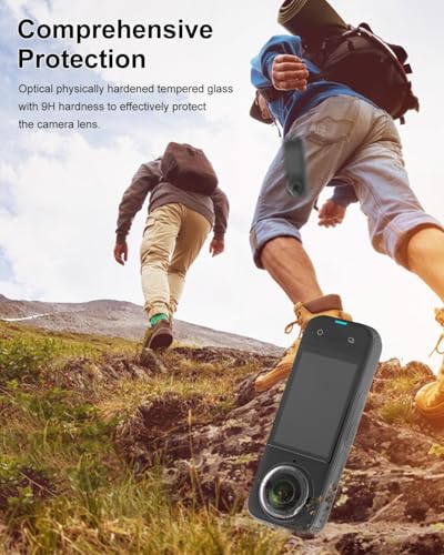 Image of SHOPEE 2Pcs Lens Guard for Insta 360 X4 Camera Lens Protector|Scratch-Resistant Protective Lens Cover|High-Transparency Optical Coated Cap|Insta 360 X4 Camera Accessories