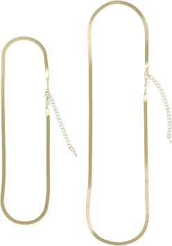 Bead Landing Herringbone Necklaces 2pc
