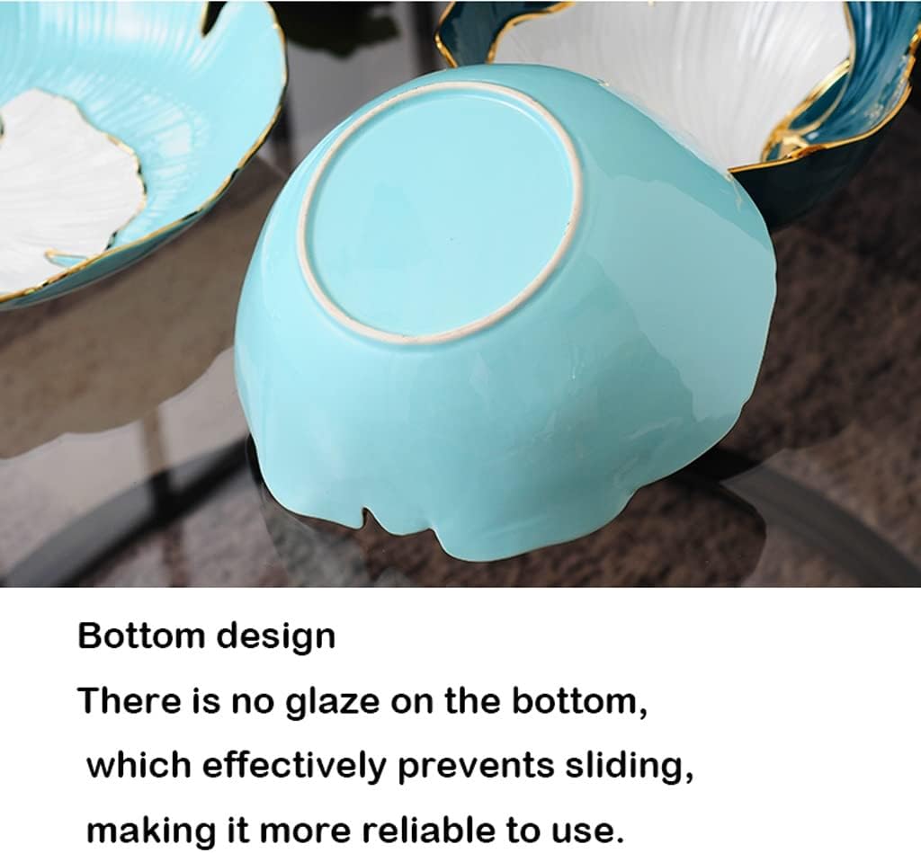 Fruit Bowl Creative Ceramic Fruit Bowl Fruit Basket, Fruit Serving Bowls, Stylish Fruit Bowls for Fruit Dessert Snacks (F)