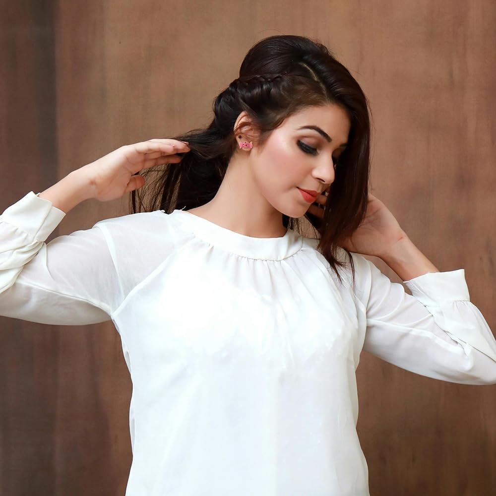 Madison Tyler 9Pcs Valentine's Day Earrings | Fun Rhinestone ove Heart Pearl Stud Earrings for Women | Valentine's Day Wedding Birthday Jewelry Gift - Image 4