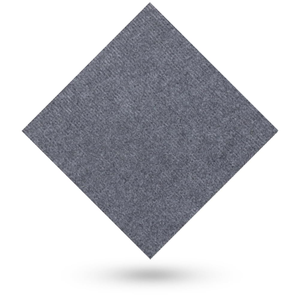 Teppichfliesen Selbstklebender, modular einsetzbarer und zuschneidbarer Teppich, 30cm x 30cm – Waschbare Einzelteile, rückstandsfrei entfernbar, für Schlafzimmer, Wohnzimmer, Küche,Grau 2,30 Stücke