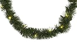 ZEITLOS: Die schlichte; naturgetreue Weihnachtsgirlande beeindruckt durch ihren zurückhaltenden Stil. Sie können die Girlande nach belieben schmücken und jedes Jahr aufs neue beliebig verzieren und dekorieren