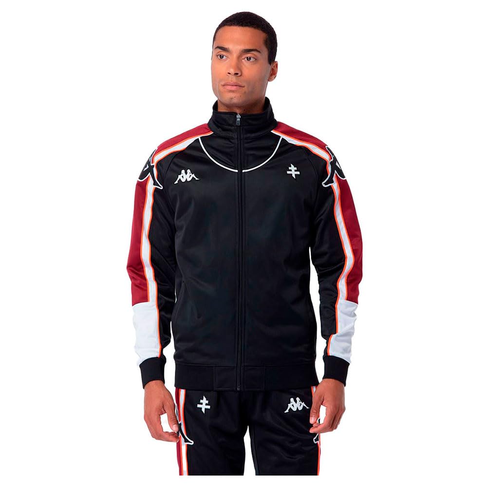 Kappa REGROOVE FC METZ SWEAT FCM | MAN | SIZE 8Y | BLACK/RED GRANATA/WHITE/ORANG