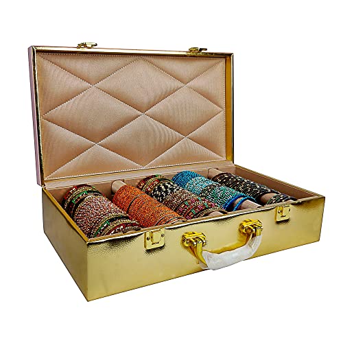 Image of Premium Girls And Women 5 Rod Bangle Box, For Wedding Gift Box,Vanity Box, Bangle Box, Wedding Jewelry Box, Wood Jewelry Box