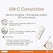j5create USB Type-C to VGA Adapter, Thunderbolt 3/4 to VGA, Aluminium Shell, Compatible with iPhone 16/15 Pro Max, MacBook Pro/Air, iPad Pro, XPS, S22/23/24 and More (JCA111)