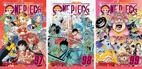 One Piece Series (Volumes 91-109) Manga Set, by Eiichiro Oda (19 Books)