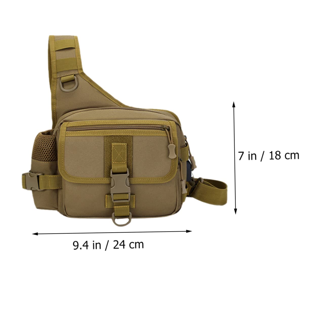 DECHOUS Borsa Tattica Portatile Borsa Tracolla Resistente All Usura Da Campeggio Cerniera Liscia e Resistente Adatta Per Escursionismo Outdoor e Attività Sportive