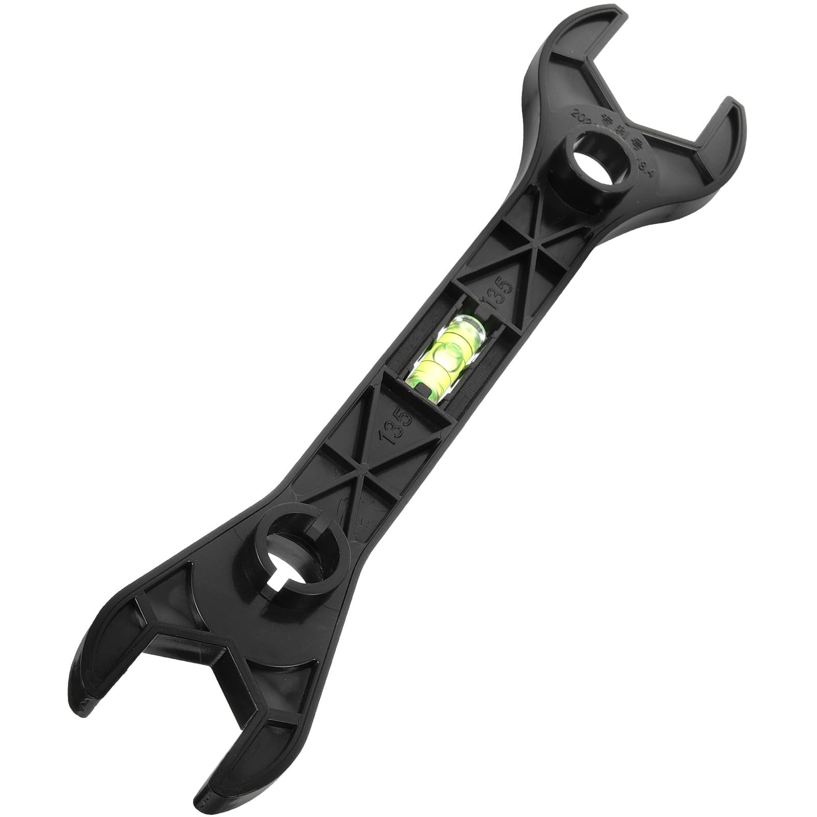 Llave de Fontanero para Ducha y Grifo Nivel, Herramienta Plástica Multifuncional para Instalación y Ajuste en Sistemas de Baño